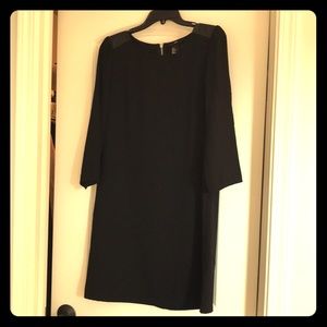Black slightly above the knee dress